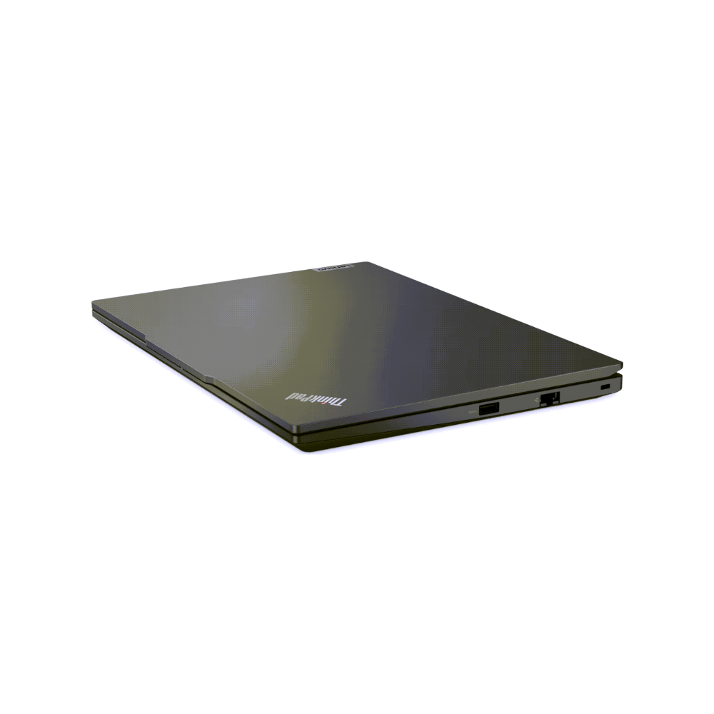 Black laptop on a white background