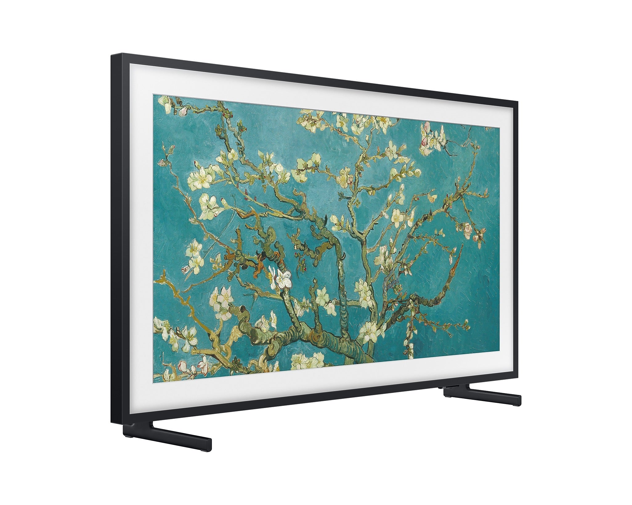 Smart TV with a Van Gogh-style artwork displayed on the screen