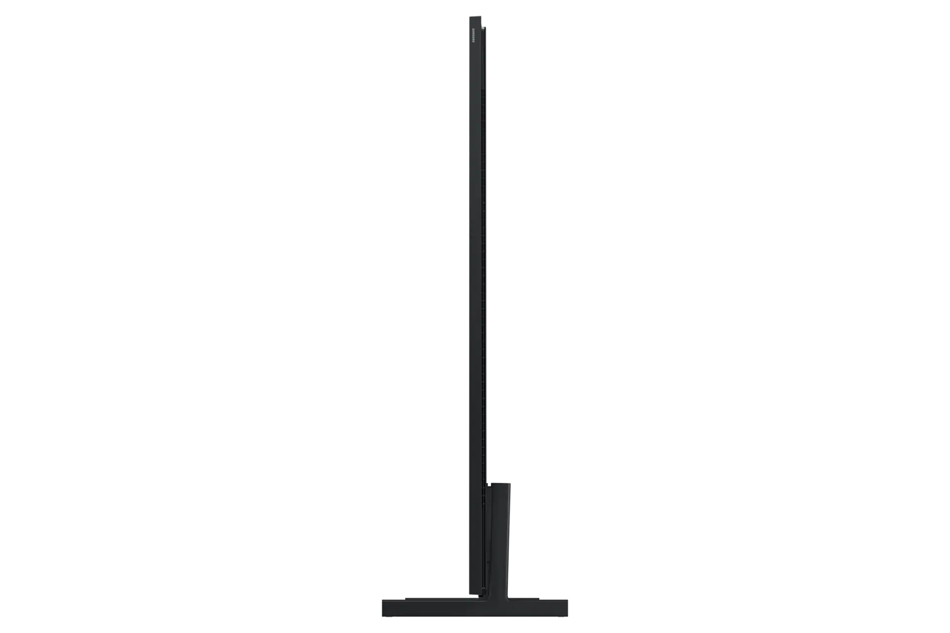 Black stand on a white background