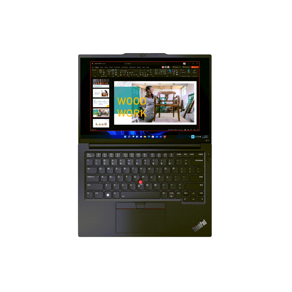 Laptop with a white background