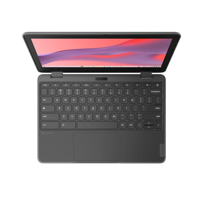Laptop with keyboard cover on a white background