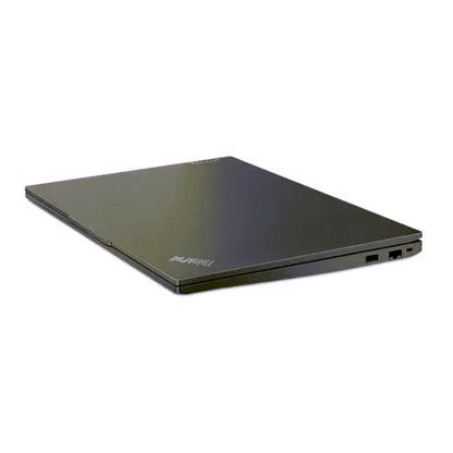 Black laptop on a white background