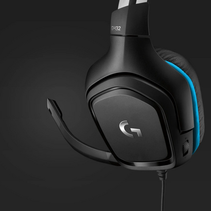 Logitech G432 7.1 Surround Sound Wired Gaming Headset with DTS:X, 50mm Drivers, and Flip-to-Mute Mic – Black