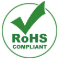 RoHS compliant label on a product